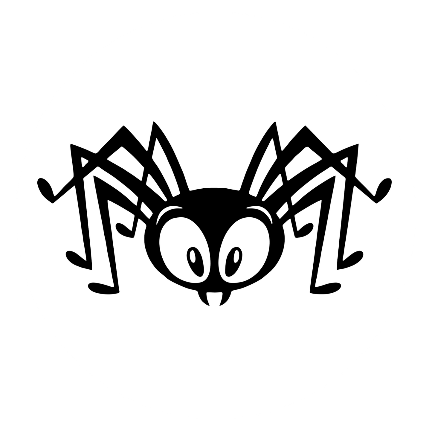 Wandtattoo Spinne witzig