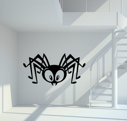 Wandtattoo Spinne witzig