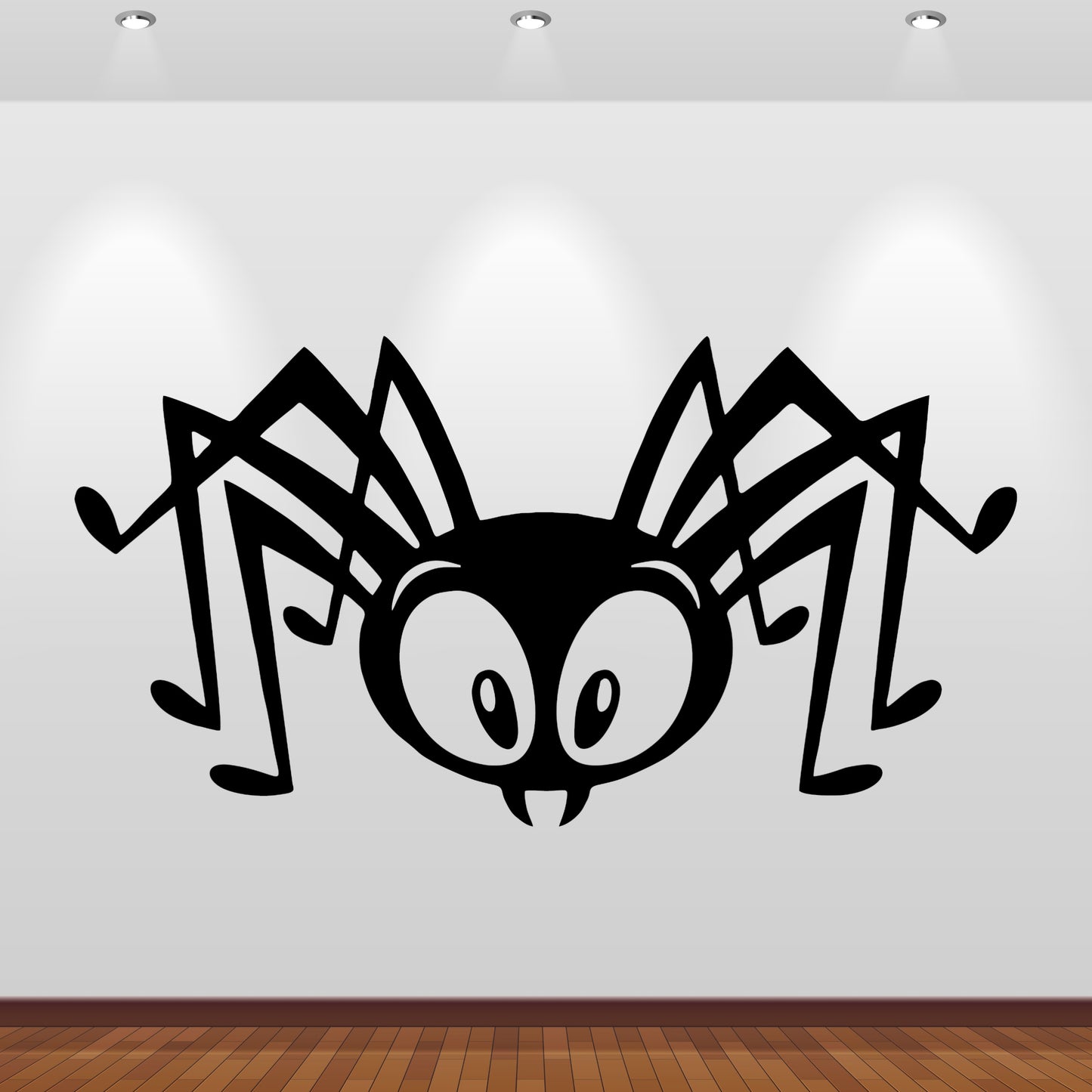 Wandtattoo Spinne witzig