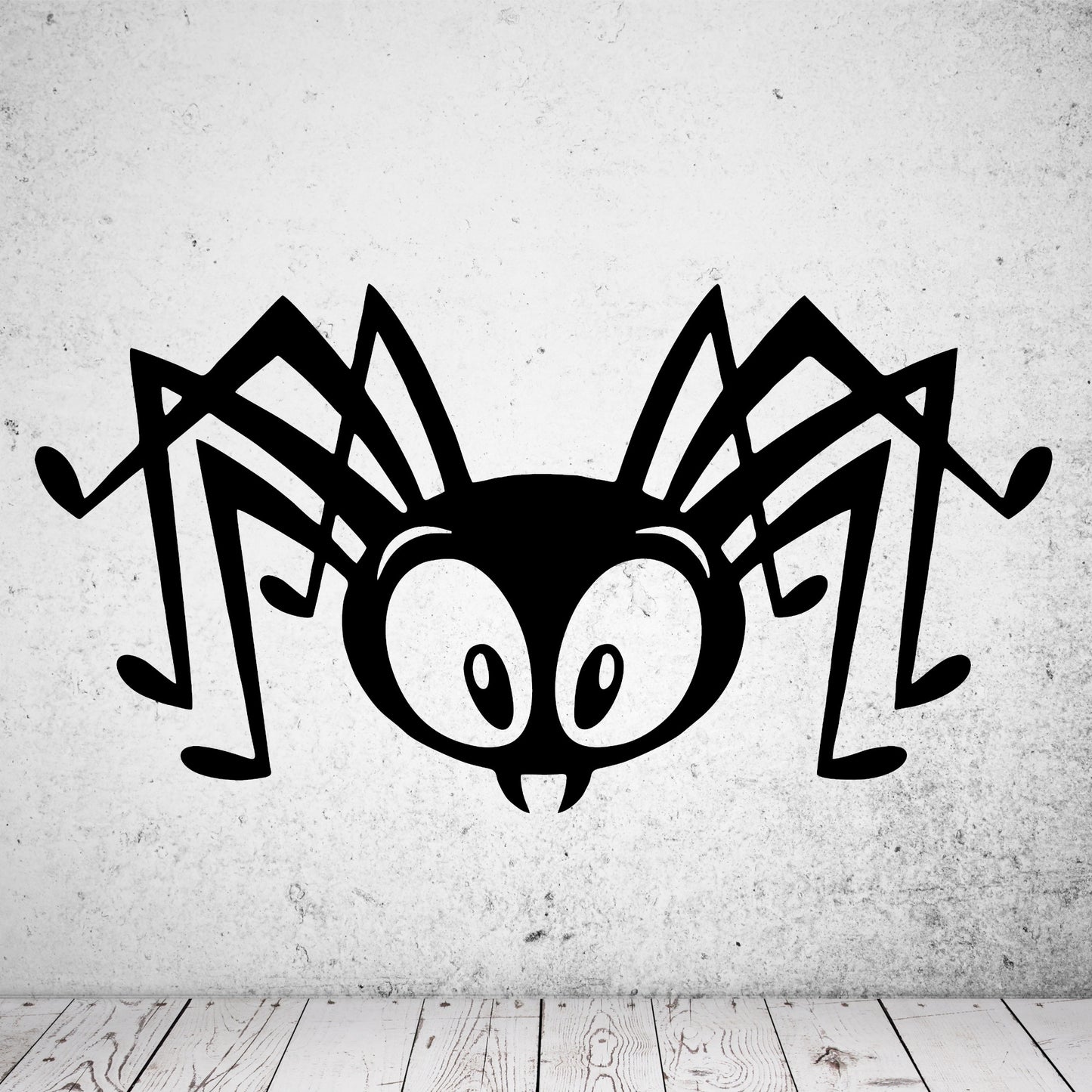 Wandtattoo Spinne witzig