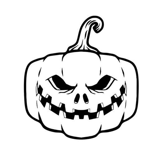 Wandtattoo Kürbis - Halloween
