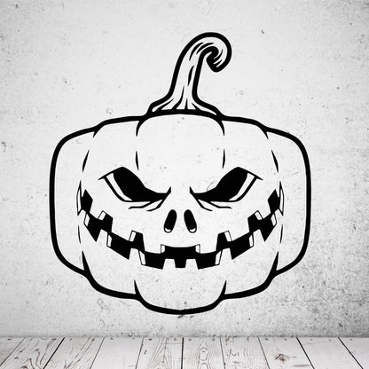 Wandtattoo Kürbis - Halloween