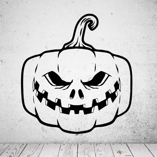 Wandtattoo Kürbis - Halloween