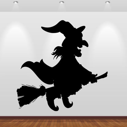 Wandtattoo Silhouette Hexe