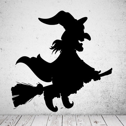 Wandtattoo Silhouette Hexe