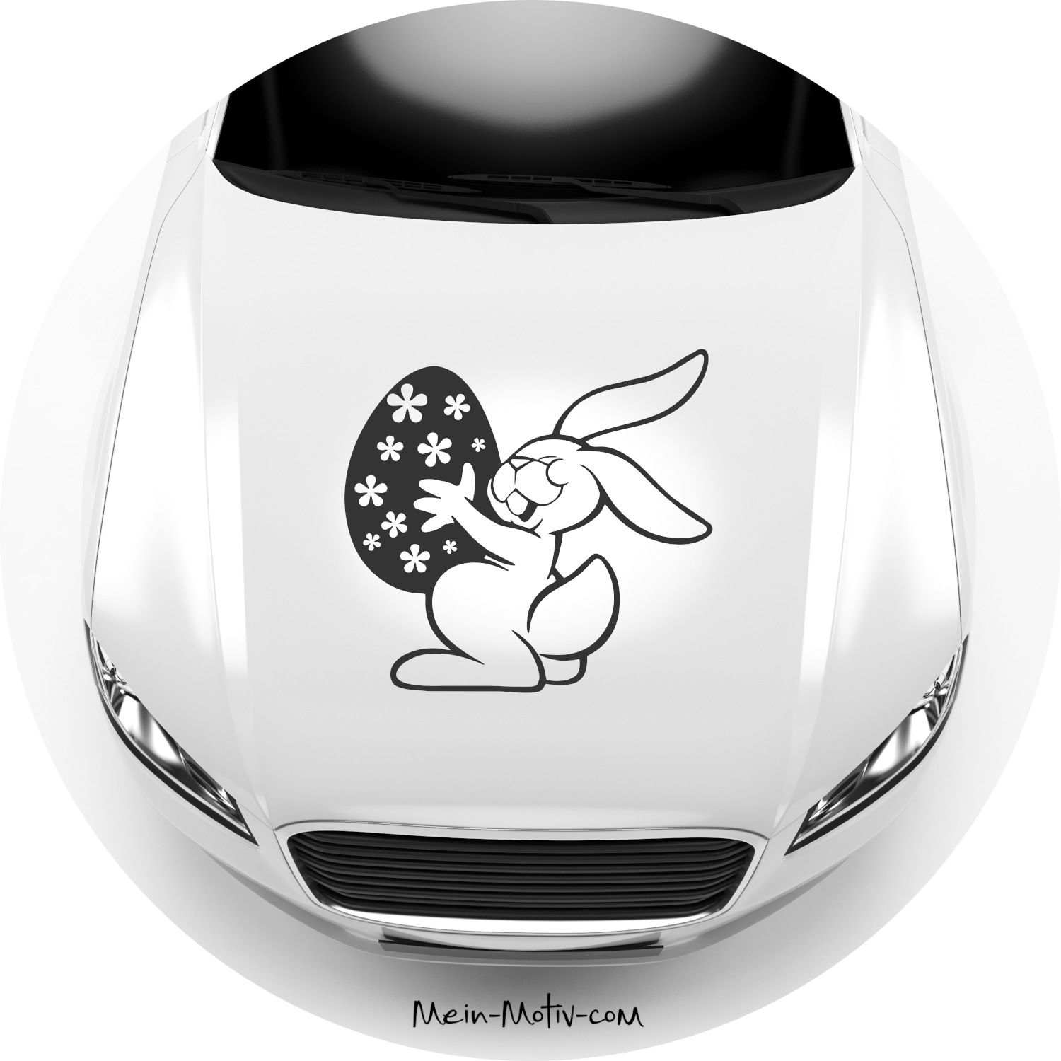 Autoaufkleber Osterhase