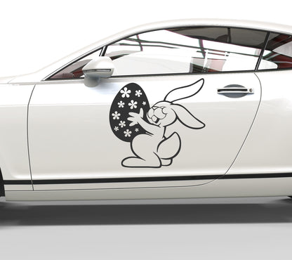 Autoaufkleber Osterhase