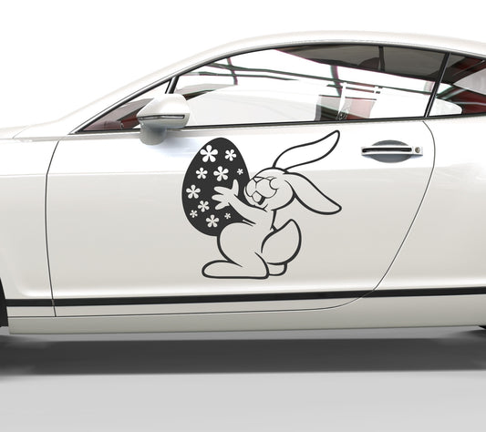 Autoaufkleber Osterhase