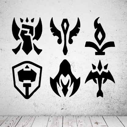 Wandtattoo LoL - League of Legends - Icons