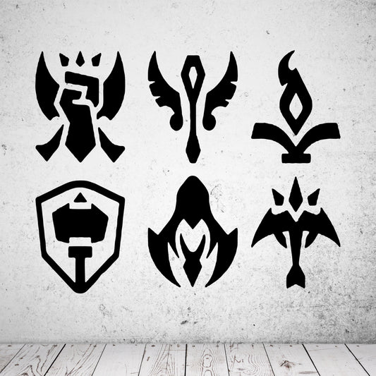Wandtattoo LoL - League of Legends - Icons