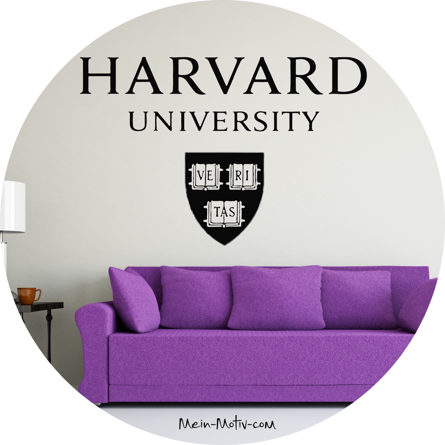 Wandtattoo Harvard Crimson