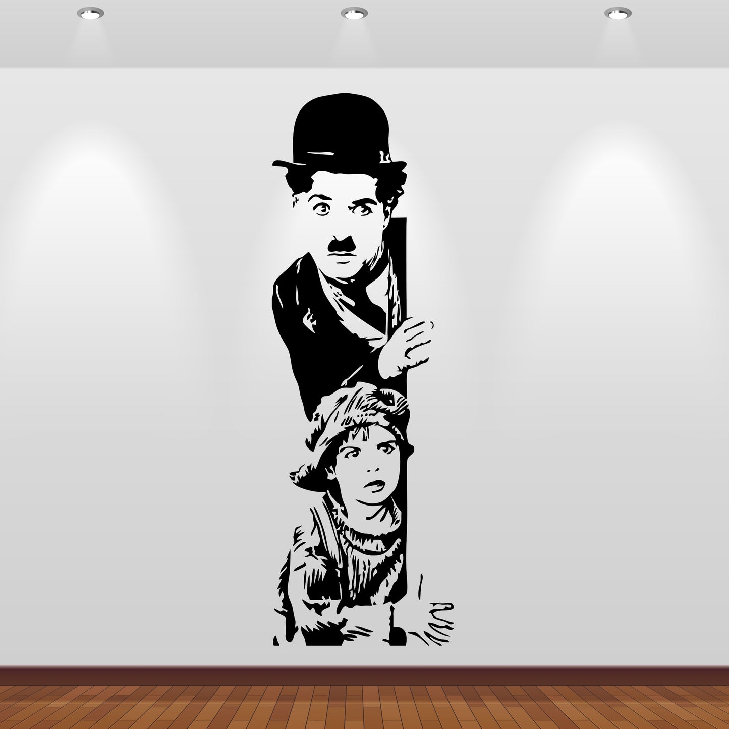 Wandtattoo Charlie Chaplin 2