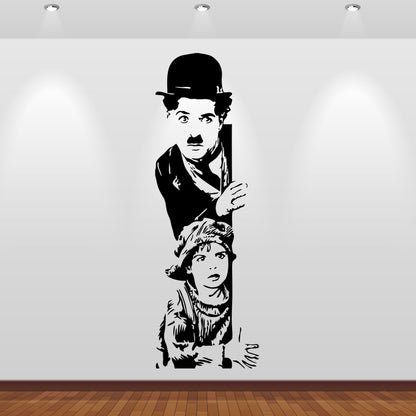 Wandtattoo Charlie Chaplin 2