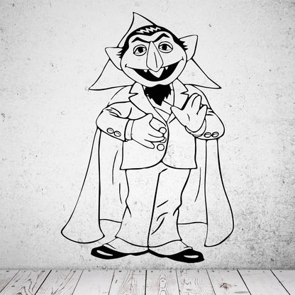 Wandtattoo Graf Zahl Sesamstraße