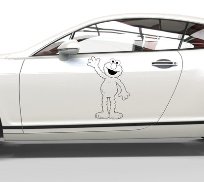 Autoaufkleber Elmo Sesamstraße