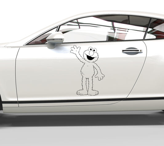 Autoaufkleber Elmo Sesamstraße