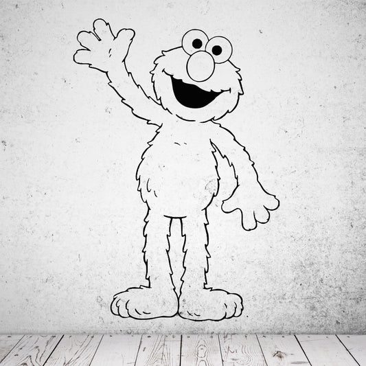 Wandtattoo Elmo Sesamstraße