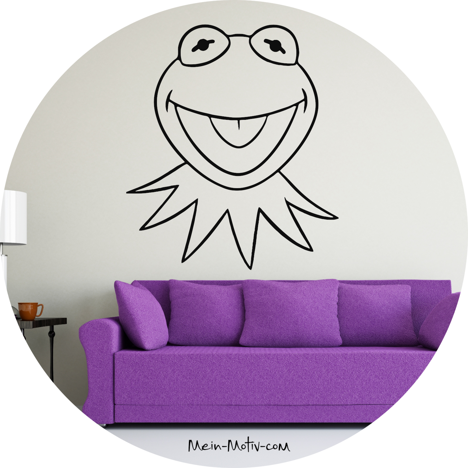 Wandtattoo Kermit der Frosch - Muppet Show