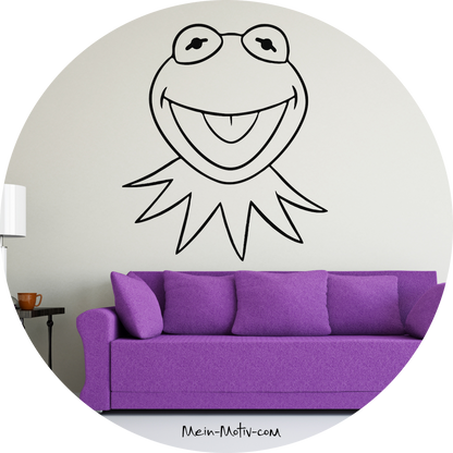 Wandtattoo Kermit der Frosch - Muppet Show