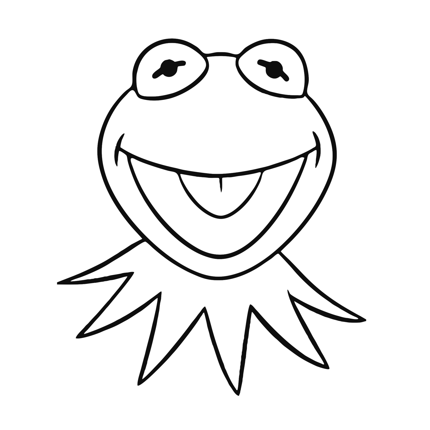 Autoaufkleber Kermit der Frosch - Muppet Show