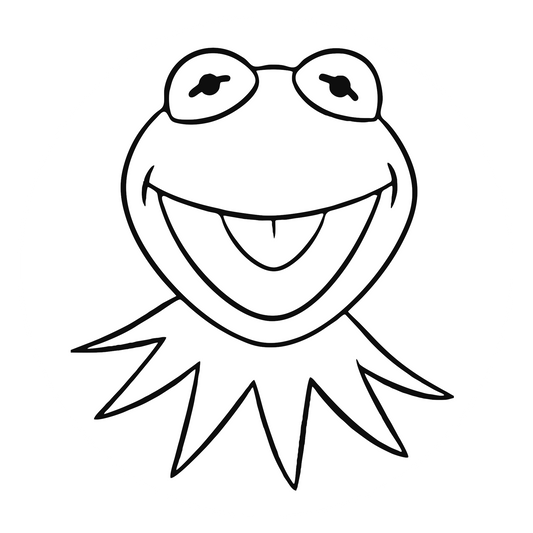 Autoaufkleber Kermit der Frosch - Muppet Show