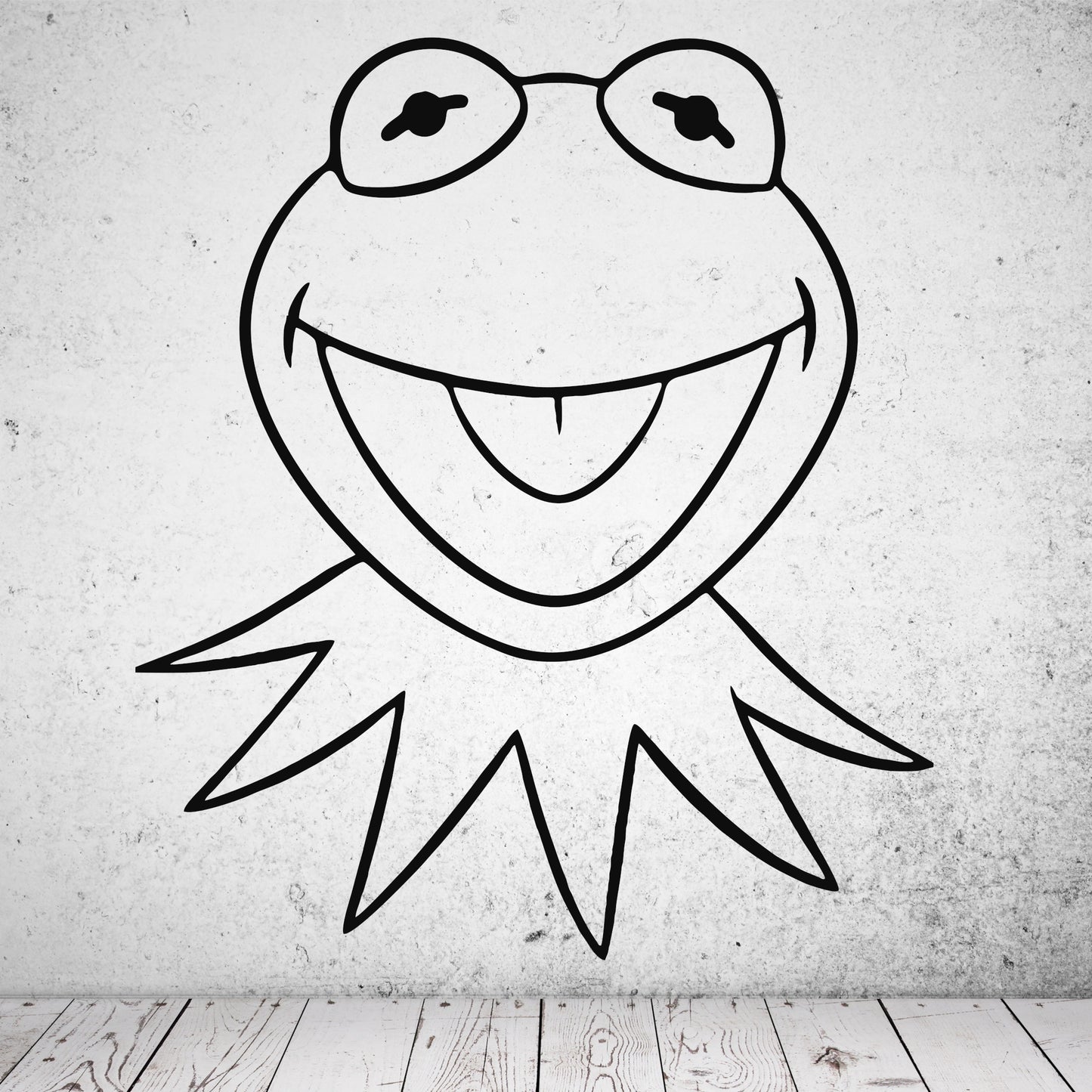 Wandtattoo Kermit der Frosch - Muppet Show