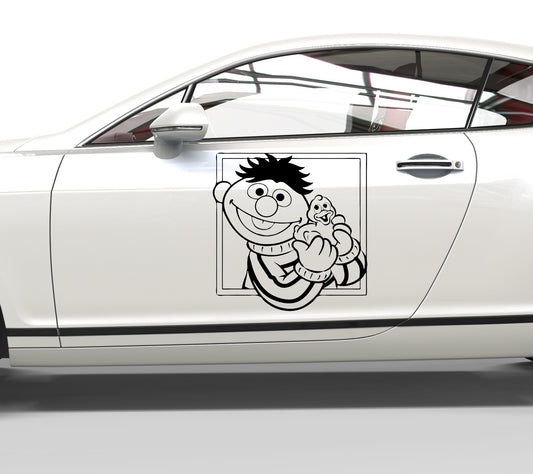 Autoaufkleber Ernie Sesamstraße