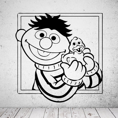 Wandtattoo Ernie Sesamstraße