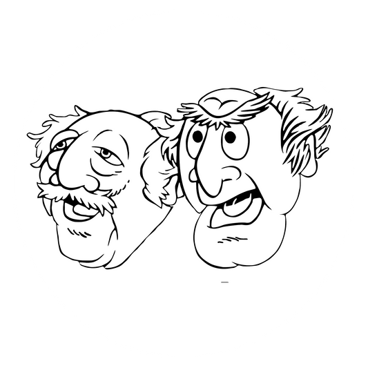 Wandtattoo Waldorf & Statler - Muppet Show
