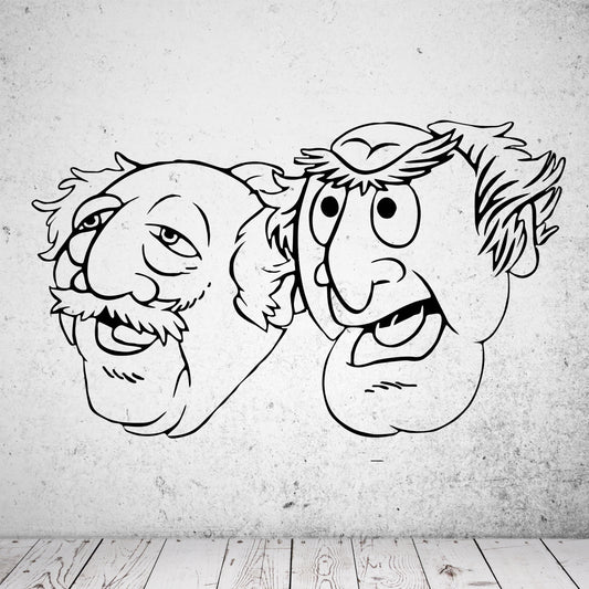 Wandtattoo Waldorf & Statler - Muppet Show