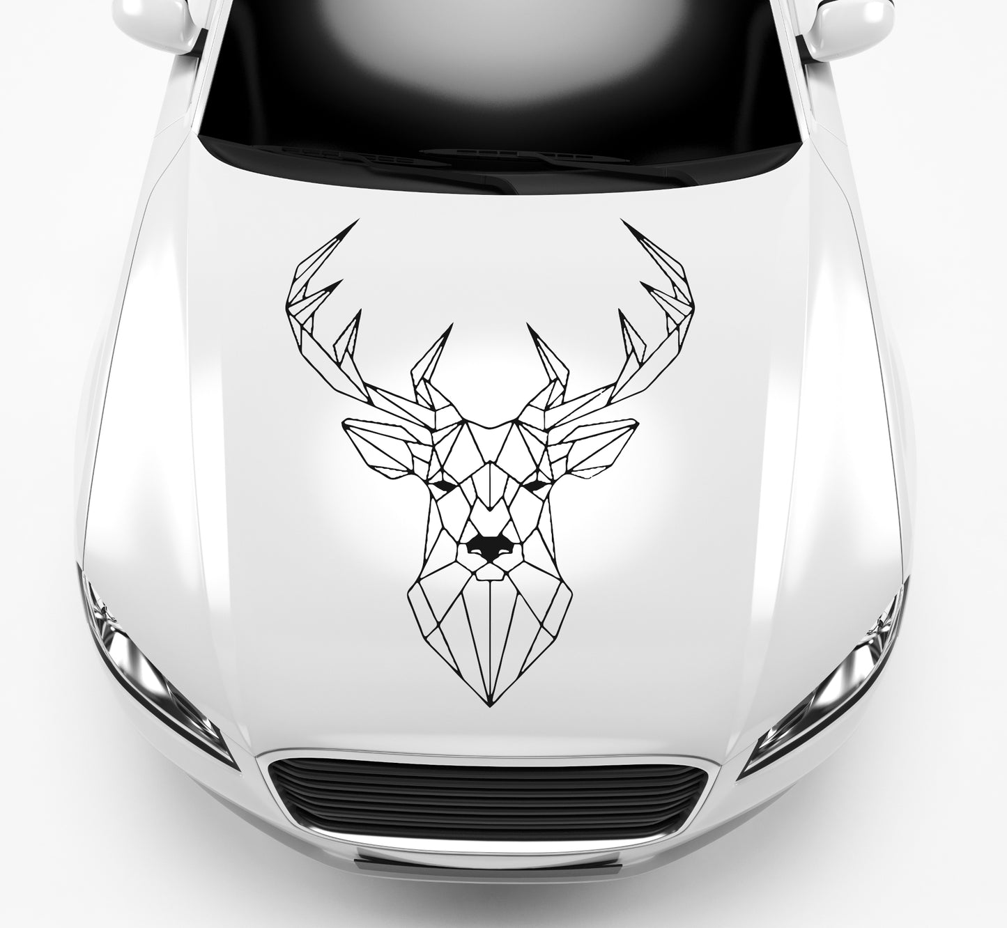 Autoaufkleber Hirsch geometrisch