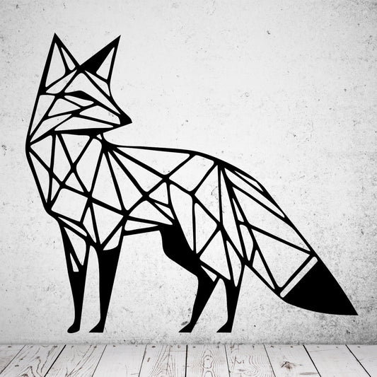 Wandtattoo Fuchs geometrisch