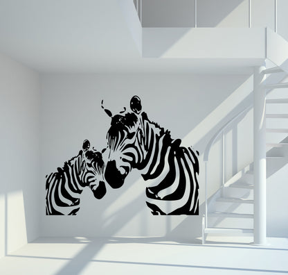 Wandtattoo Zebra Duo