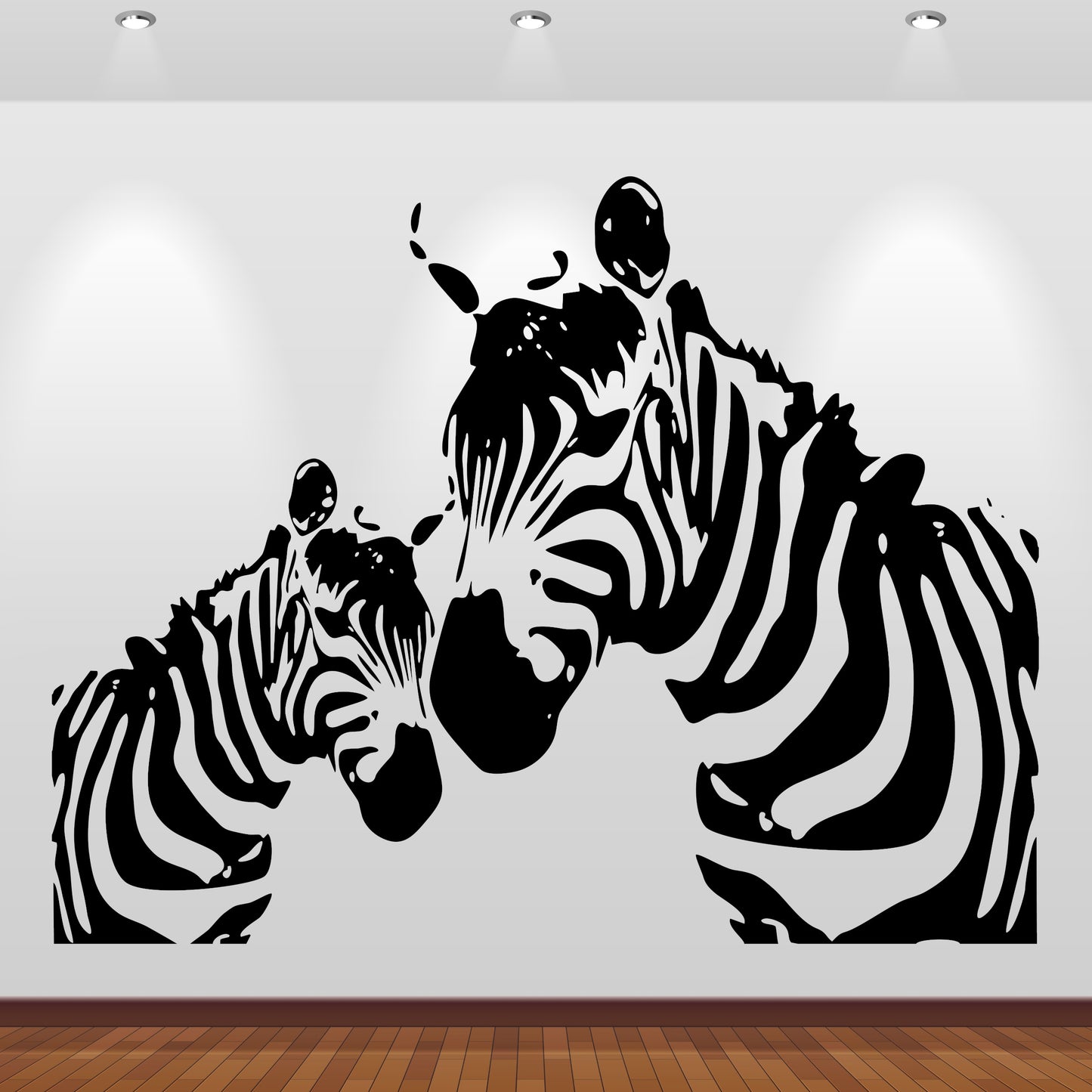 Wandtattoo Zebra Duo