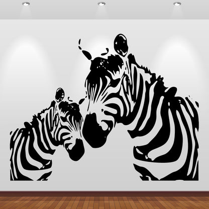 Wandtattoo Zebra Duo