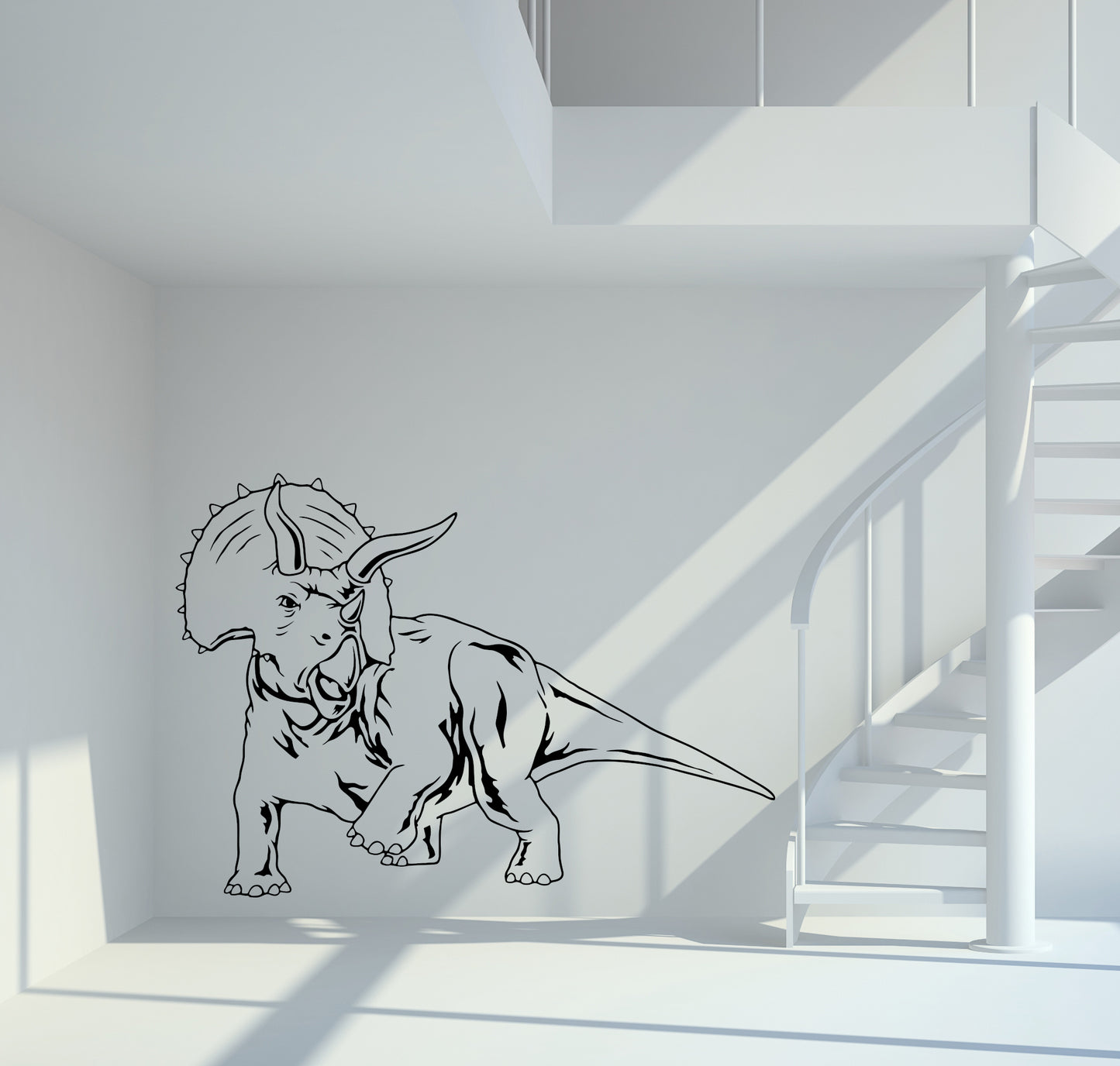 Wandtattoo Triceratops Dinosaurier