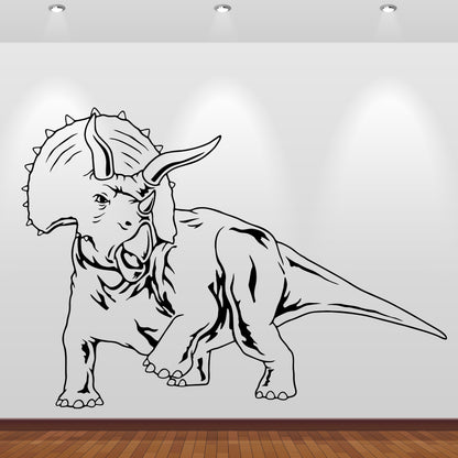 Wandtattoo Triceratops Dinosaurier