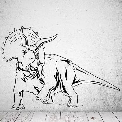 Wandtattoo Triceratops Dinosaurier