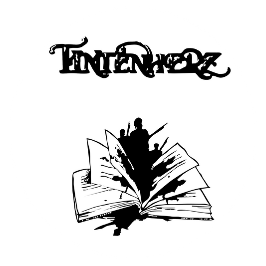 Wandtattoo Tintenherz - Heraus lesen