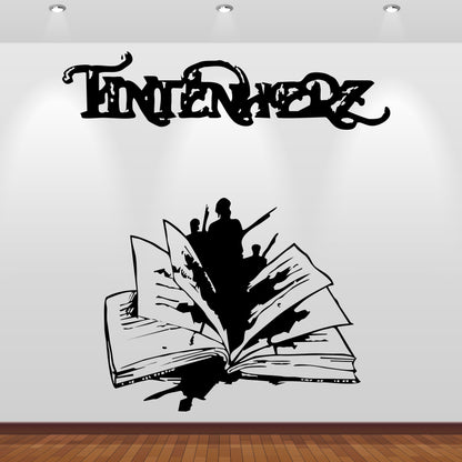 Wandtattoo Tintenherz - Heraus lesen