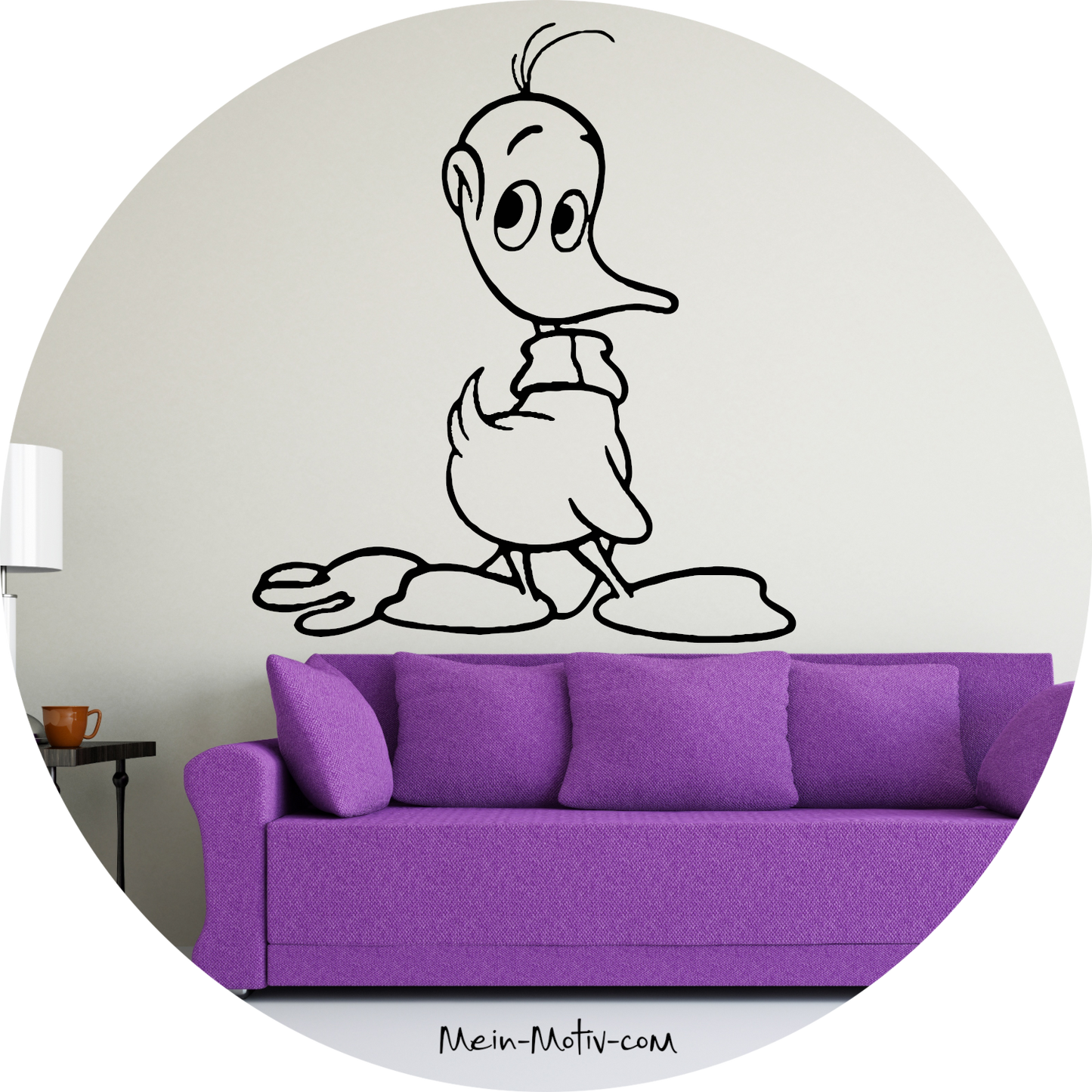 Wandtattoo Alfred Jodokus Kwak