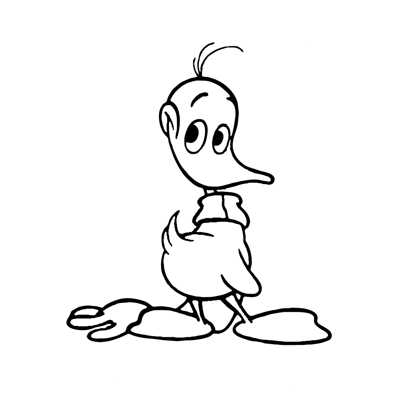 Autoaufkleber Alfred Jodokus Kwak