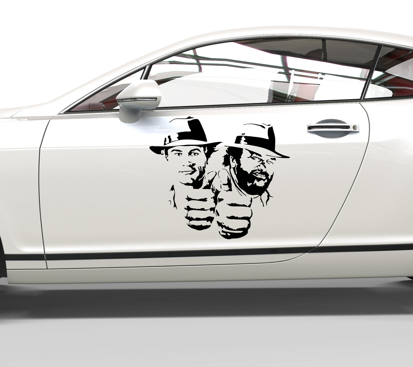 Autoaufkleber Bud Spencer und Terence Hill