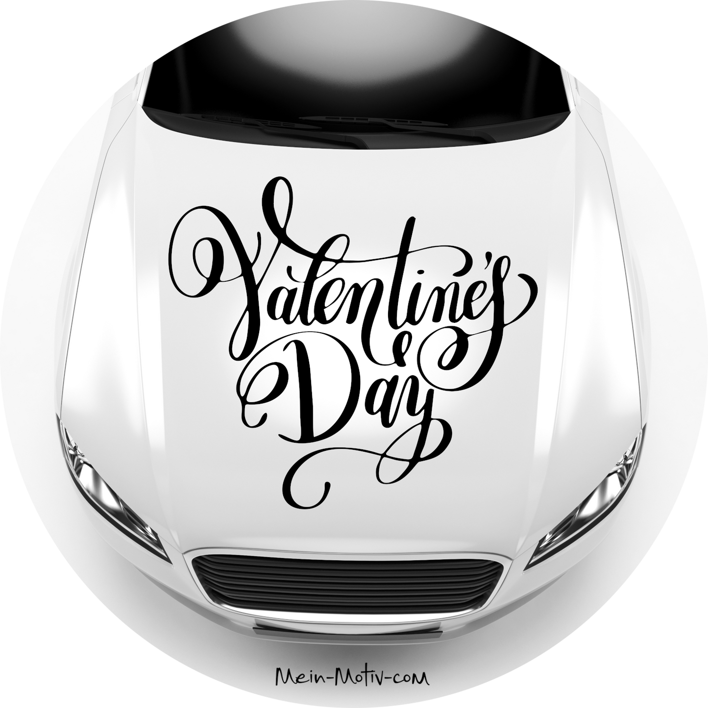 Autoaufkleber Valentinstag