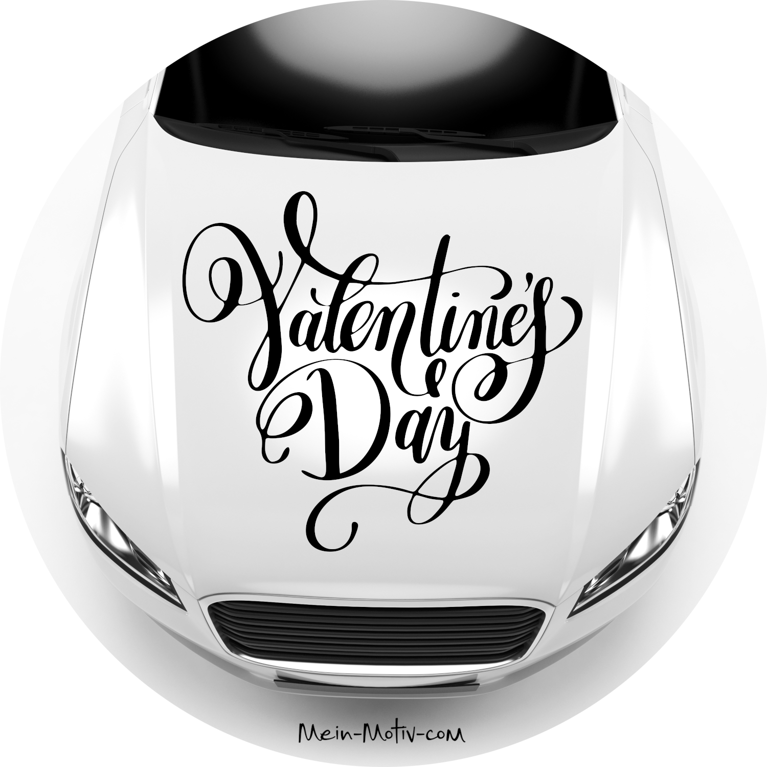 Autoaufkleber Valentinstag
