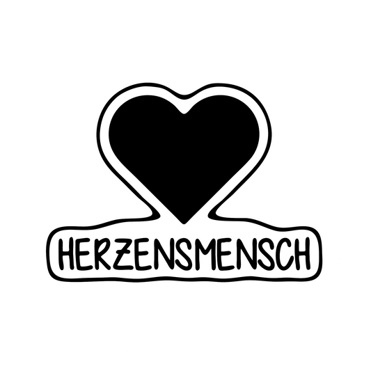 Autoaufkleber Herzensmensch - Lieblingsmensch
