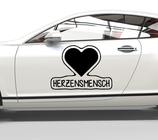 Autoaufkleber Herzensmensch - Lieblingsmensch