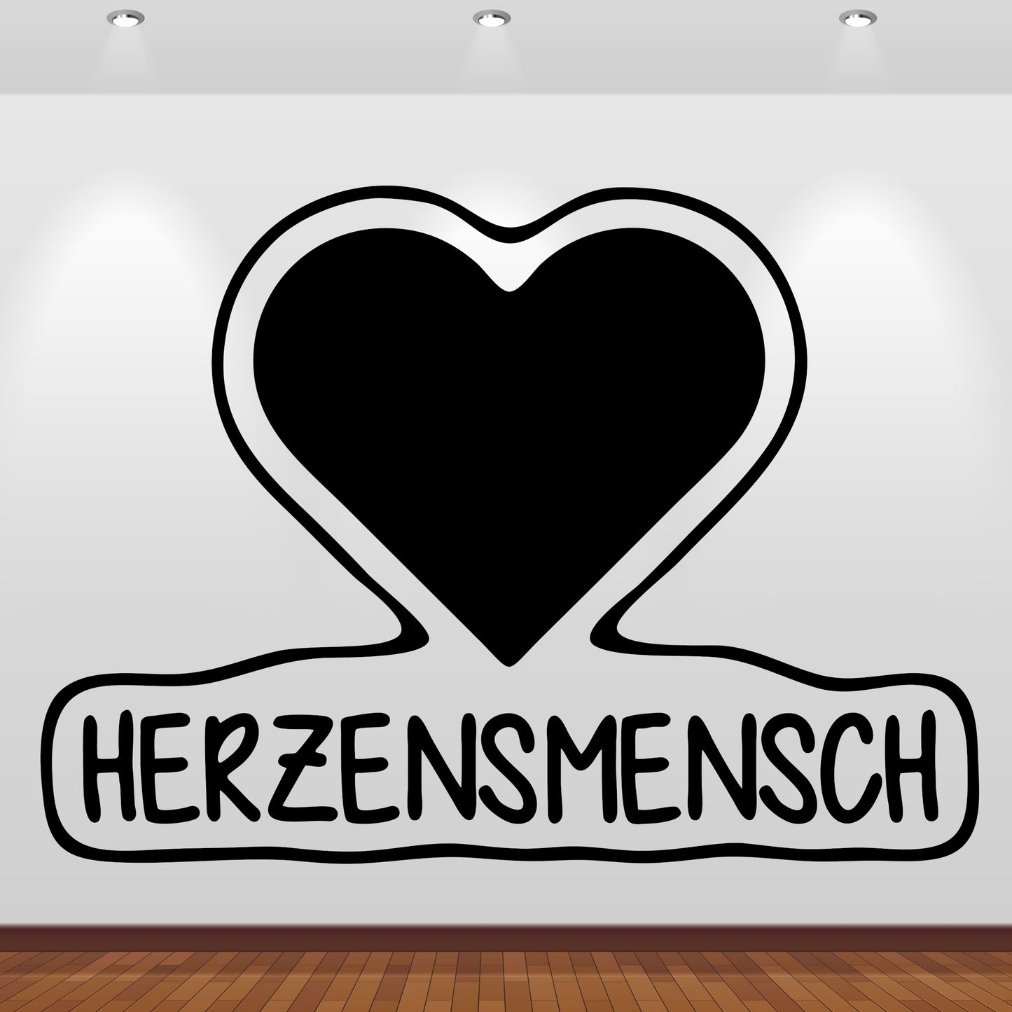 Wandtattoo Herzensmensch - Lieblingsmensch
