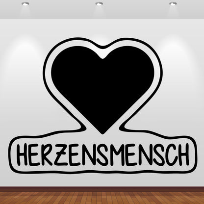 Wandtattoo Herzensmensch - Lieblingsmensch