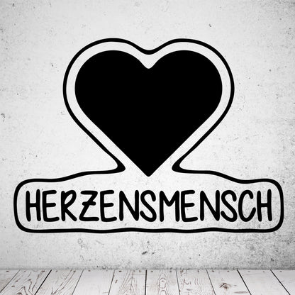 Wandtattoo Herzensmensch - Lieblingsmensch